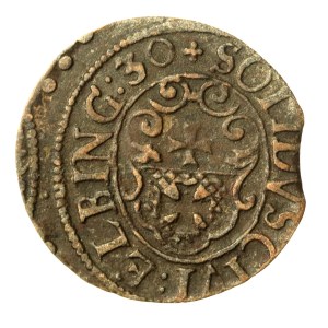 Szwedzka okupacja Elbląga, Gustaw Adolf, szeląga 1630, Elbląg (746)