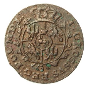 Stanislaw August Poniatowski, 1767 G penny, Cracow (767)