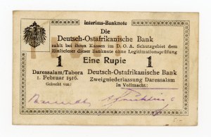 Deutschland, Ostafrika, 1 Rupie 1. Februar 1916, Tabora (442)