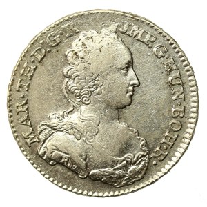Austrian Netherlands, Maria Theresia, 1/2 ducaton, 1755, Antwerp(486)
