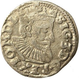 Sigismond III Vasa, Trojak 1594, Poznań. Date percée (493)