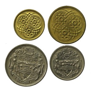 Guyana 1, 5, 10 and 25 cents 1989 Total of 4 pcs. (132)