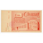 Piastow Volunteer Fire Department brick, 500 zloty 1949 with retained coupon (217)