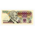 Third Republic, 2,000,000 zloty 1992 A - with error (320)