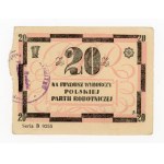 Cask for the Election Fund of the Polish Workers