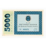 Brick for Social Relief Fund, 5,000 zloty (356)