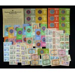 A set of lotteries from the communist period with a table of winnings (964)