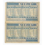 49 Class Lottery, 1947 C and D. Total of 2 pcs. (432)