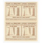 2 National Money Lottery, 1952 C and D. Total of 2 pcs. (433)