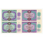 132 Krakow Money Lottery, 1968 A and B. Total of 4 pcs. (434)