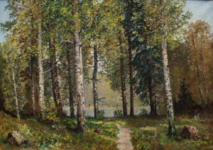 Miroslaw Hochlinger, Forest Landscape from Lagiewniki