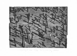 Slawomir Grabowy (1947-2024),EXLIBRIS 1410-2010, linocut