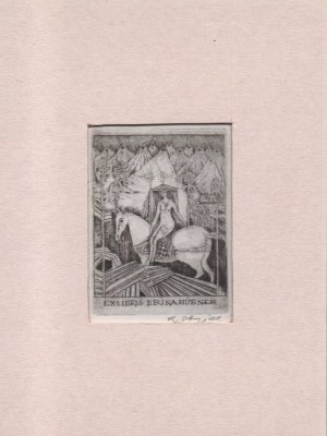 Ryszard Stryjec (1932 - 1997), Ex-libris by Erik Hubner