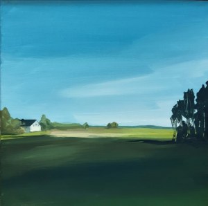 Dorota Kaminska, Village II, acrylic on canvas