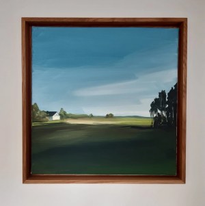 Dorota Kaminska, Village II, acrylic on canvas