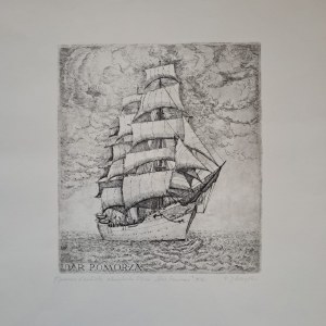 Eleonora Jagaciak-Barylko, Gift of Pomerania, etching 54/100