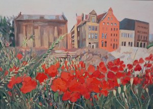 Maja Majewska-Keane, Gdansk Impressions, acrylic on canvas