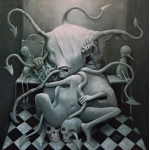Krzysztof Iwin, Chaos, olej na płycie