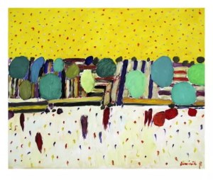 Tadeusz Dominik, Landscape 18, inkograph on paper 5/20