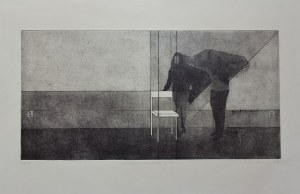 Anna Gawron, chair, etching with aquatint, 5/20