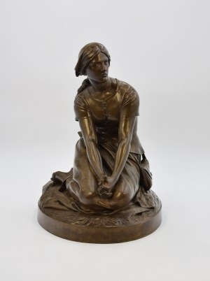 HENRI CHAPU (1833-1891), Jeanne d'Arc w Domremy