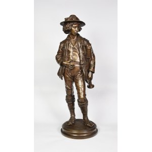 AUGUSTIN EDME MOREAU-VAUTHIER (1831-1893), Kobziarz