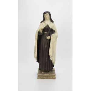 Figura nieokreślonej świętej z księgą
