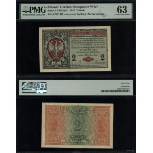 Poland, 2 Polish marks, 9.12.1916