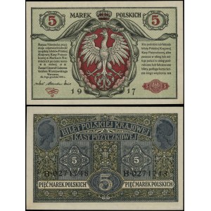 Poland, 5 Polish marks, 9.12.1916