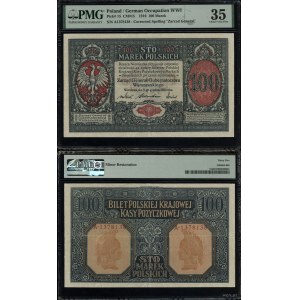 Poland, 100 Polish marks, 9.12.1916