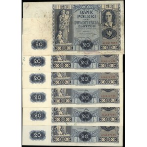 Poland, set of 11 banknotes, 1930-1936