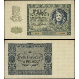 Poland, 5 gold, 1.03.1940