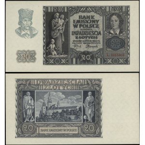 Poland, 20 zloty, 1.03.1940