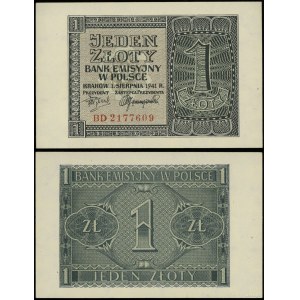 Poland, 1 zloty, 1.08.1941