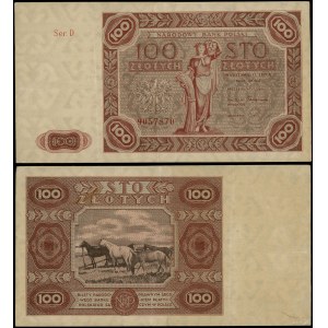 Polsko, 100 zlotých, 15.07.1947, D