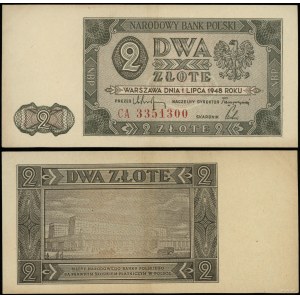 Polsko, 2 zloté, 1.07.1948, CA