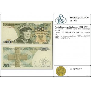 Polska, 50 złotych, 1.12.1988, HE