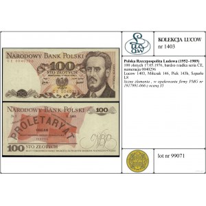 Poland, 100 zloty, 17.05.1976, CE