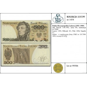 Polska, 500 złotych, 1.06.1982, FH