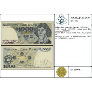 Polska, 1.000 złotych, 2.07.1975, BL