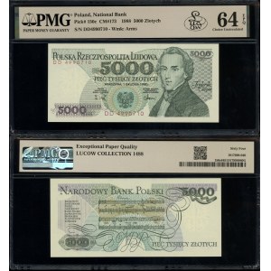 Polsko, 5.000 PLN, 1.12.1988, DD