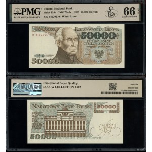Polonia, 50.000 PLN, 1.12.1989, B