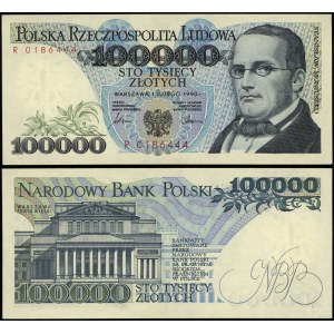 Polen, 100.000 PLN, 1.02.1990, R