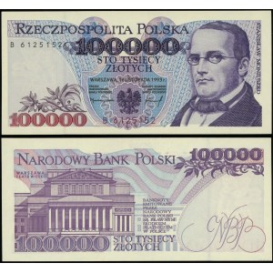 Polsko, 100 000 PLN, 16.11.1993, B