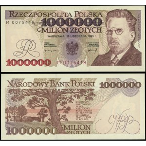 Polska, 1.000.000 złotych, 16.11.1993, M