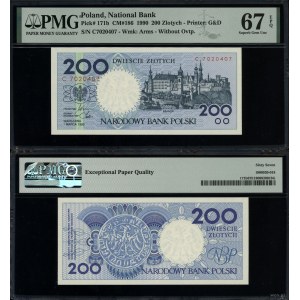 Polsko, 200 zlotých, 1.03.1990