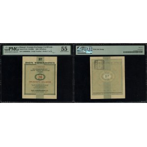 Poland, $20 voucher, 1.01.1960
