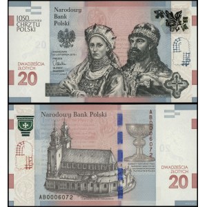 Poľsko, 20 PLN, 23.11.2015