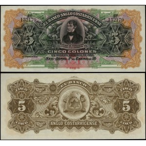 Costa Rica, 5 colones, 1917