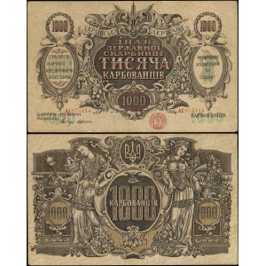 Ukraine, 1.000 Karbovets, ohne Datum (1918)